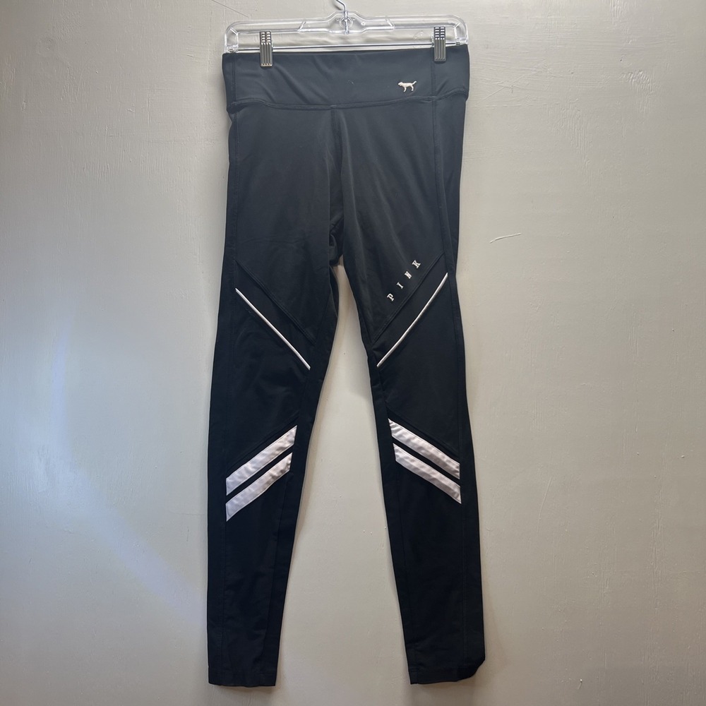 Pink Ultimate Victoria's Secret Leggings Black‎ Size S